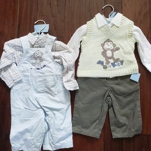 Lot of 2 Boys clothing sets